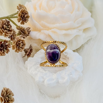 JANE AMETHYST STONE Ring