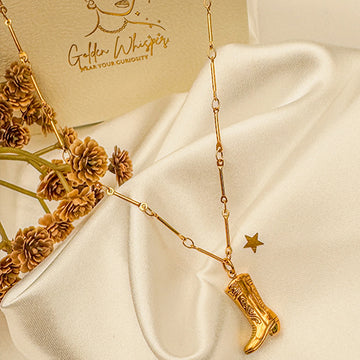 COWBOY SHOE Necklace