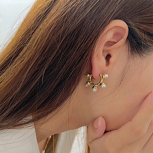 DASHA PEARL Hoops
